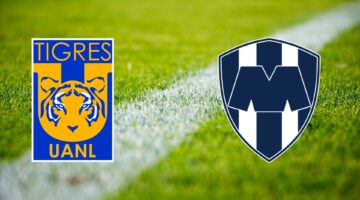 logos de tigres de la uanl y de rayados de monterrey clausura 2025 liga mx